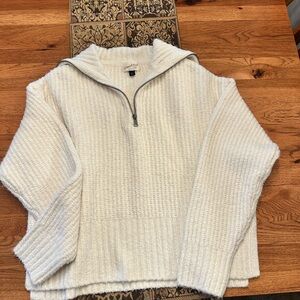 Universal Thread Cream Textured Cozy Sweater